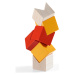 Dřevěná stavebnice 3D oranžová Haba Varianta: Dřevěná stavebnice 3D oranžová