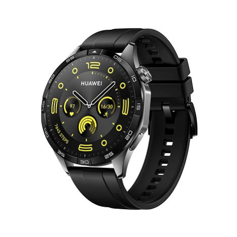 Huawei Watch GT 4 46 mm Black Fluoroelastomer Strap