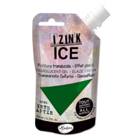 Poloprůhledná barva Izink Ice 80 ml - vert menthe tmavě zelená Aladine