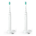 Philips Sonicare 3100 White HX3675/13 2ks sonických zubních kartáčků