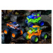 Autíčko měnící barvu Monster Rockerz Color Changers Majorette s odpružením a gumovými kolečky 7,