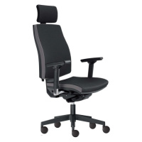 Kancelářská židle JOHN černá/šedá