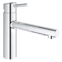 Dřezová baterie Grohe Concetto New s vytahovací sprškou chrom 30273001