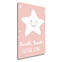 Impresi Obraz Pink twinkle twinkle little star - 20 x 30 cm