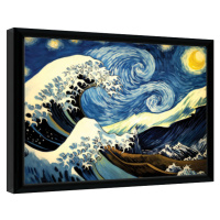 Obraz na zeď - Wave Collection - Starry Waves, 44.5x34.3 cm