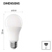 EMOS LED žárovka Classic A60 / E27 / 13 W (100 W) / 1521 lm / neutrální bílá ZQ5E63