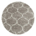 Ayyildiz koberce Kusový koberec Salsa Shaggy 3201 beige kruh - 80x80 (průměr) kruh cm