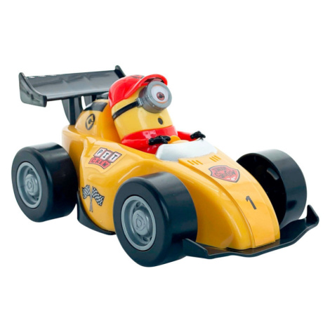 Bricks & Brands Figurka s autíčkem Minions cars friction 2024 (závodní auto)