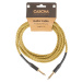 Cascha Professional Line Guitar Cable, Straight, Tweed Natural, 3 m