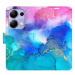 iSaprio flip pouzdro BluePink Paint pro Xiaomi Redmi Note 13 Pro