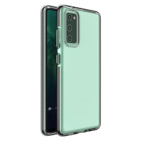 Gelové pouzdro Spring Case s barevným rámečkem pro Samsung Galaxy A02s EU černé