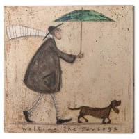 Obraz na plátně Sam Toft - Walking the Sausage, 2 - 40×40 cm