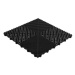 Swisstrax dlaždice modulární podlahy typu Ribtrax Pro 40×40 cm barva Jet Black černá