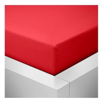 CHANAR Prostěradlo Jersey TOP 90 × 200 cm, červené