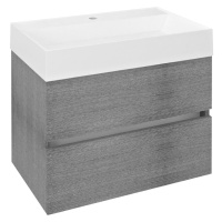 Sapho ODETTA umyvadlová skříňka 67x50x43,5cm, dub stříbrný