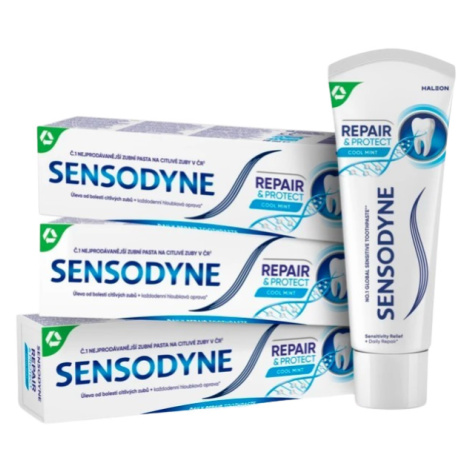 Sensodyne Repair & Protect Cool Mint Zubní pasta 3 x 75 ml