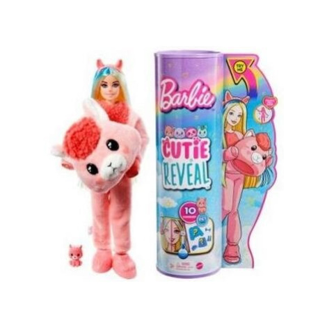 Barbie Cutie Reveal panenka série 2 Vysněná země varianta 4 - červená lama Mattel