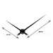 Designové nástěnné hodiny Future Time FT9130BK Hands black 100cm