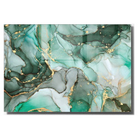 Skleněný obraz 100x70 cm Turquoise – Wallity