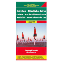 AK 716 Korutany, severní Jadran 1:200 000 / automapa + mapa volného času FREYTAG-BERNDT, spol. s