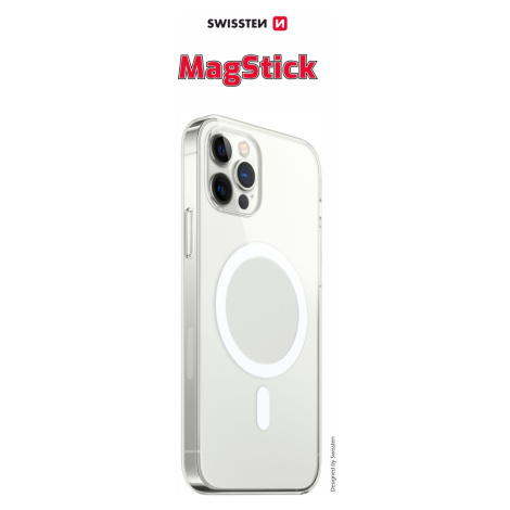 Ochranné pouzdro Swissten Clear Jelly MagStick pro Apple iPhone 14 Pro Max, transparentní