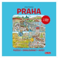 Praha - Puzzle, omalovánky, kvízy - Libor Drobný, Ema Potužníková