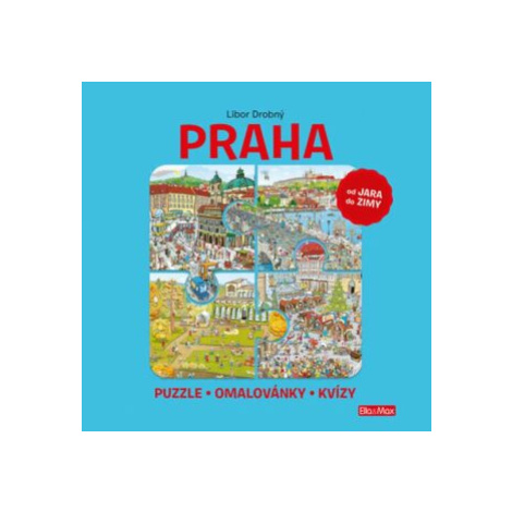 Praha - Puzzle, omalovánky, kvízy - Libor Drobný, Ema Potužníková Ella & Max