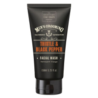 Scottish Fine Soaps Černý pepř a ostropestřec pánský mycí gel na obličej 150 ml