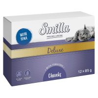 Smilla Deluxe Mousse 48 x 85 g - 20 % sleva - s tuňákem a rajčaty