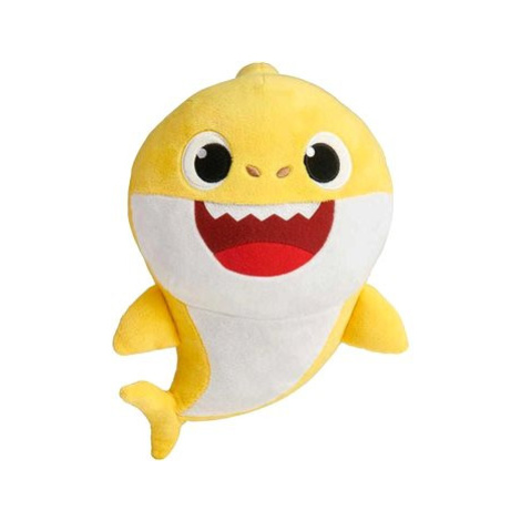 Alum Baby Shark – plyšový, na baterie, se zvukem, žlutý