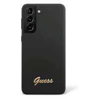 Guess GUHCS23MSLSMK hard silikonové pouzdro Samsung Galaxy S23 PLUS 5G black Silicone Vintage Go