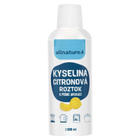Allnature Kyselina citronová roztok 1000 ml