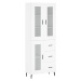 vidaXL Skříň highboard bílá 69,5 x 34 x 180 cm kompozitní dřevo