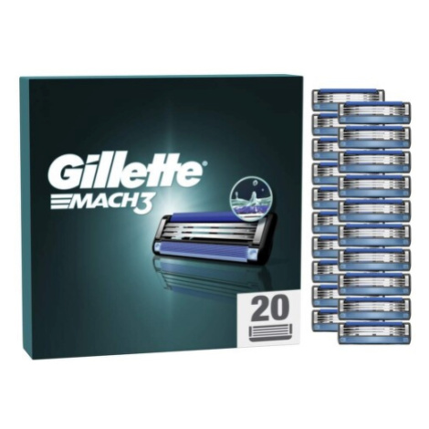 Gillette Mach3 náhradní hlavice 20ks