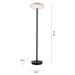 Q-Smart-Home Paul Neuhaus Q-ETIENNE LED stojací lampa, černá