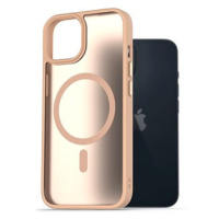 AlzaGuard Matte Case Compatible with Magsafe pro iPhone 14 pískově žlutý