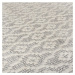 Flair Rugs koberce Ručně tkaný kusový koberec Nur Wool Dream Grey/Ivory - 80x150 cm