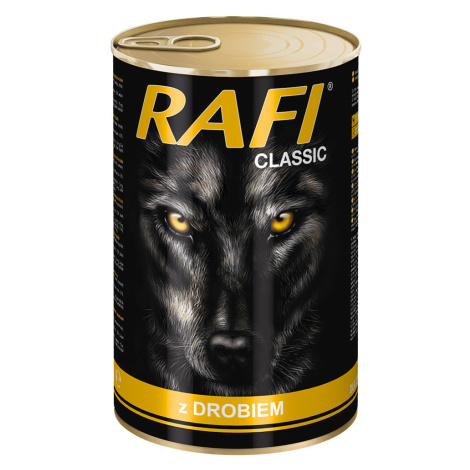 Rafi Dog 12 × 1 240 g - výhodné balení - kuřecí