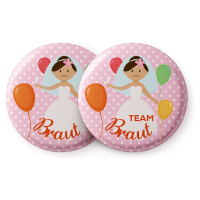 Spielehelden Baloons Buttons 16 dárek pro rozlučku se svobodou 16 odznaků 5,6 cm extra velký dár