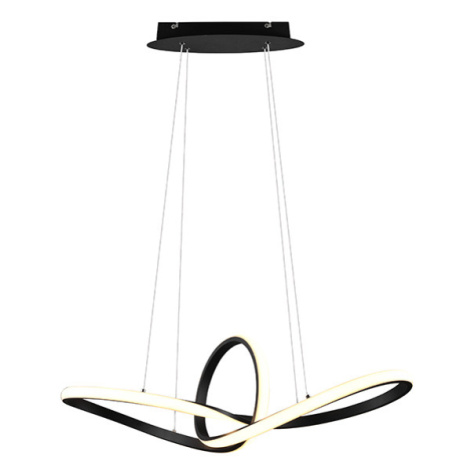 Designové závěsné svítidlo černé včetně LED 3-stupňově stmívatelné - Levi TRIO