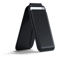 Satechi Vegan-Leather Magnetic Wallet Stand Black