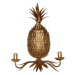 Estila Art-deco nástěnná lampa Pineapple s kovovou konstrukcí ve tvaru ananasu 69cm