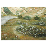 Ilustrace Path of Flowers, Angeles M. Pomata, 40 × 30 cm