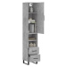 vidaXL Skříň highboard betonově šedá 34,5x34x180 cm kompozitní dřevo