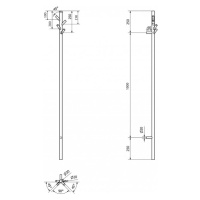 Sapho PASADOR 150 x 1500 mm ER175BV