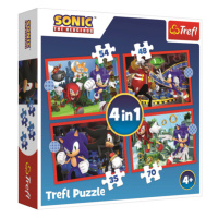 Puzzle Sonic - Dobrodružná jízda 4 v 1