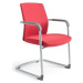 Office Pro Jednací židle JCON WHITE - červená 202