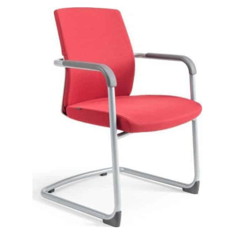 Office Pro Jednací židle JCON WHITE - červená 202