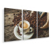 MyBestHome BOX Vícedílné plátno Šálek Horké Kávy Varianta: 40x60