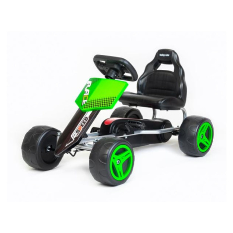 Dětská šlapací motokára Go-kart Baby Mix Speedy zelená